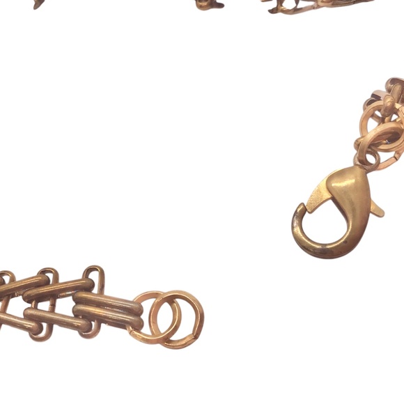 Vintage Pink Rhinestone Flower Necklace, Art Deco Floral Statement Jewelry - Picture 11 of 16